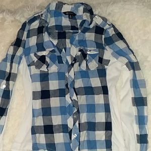 Mixed fabric flannel